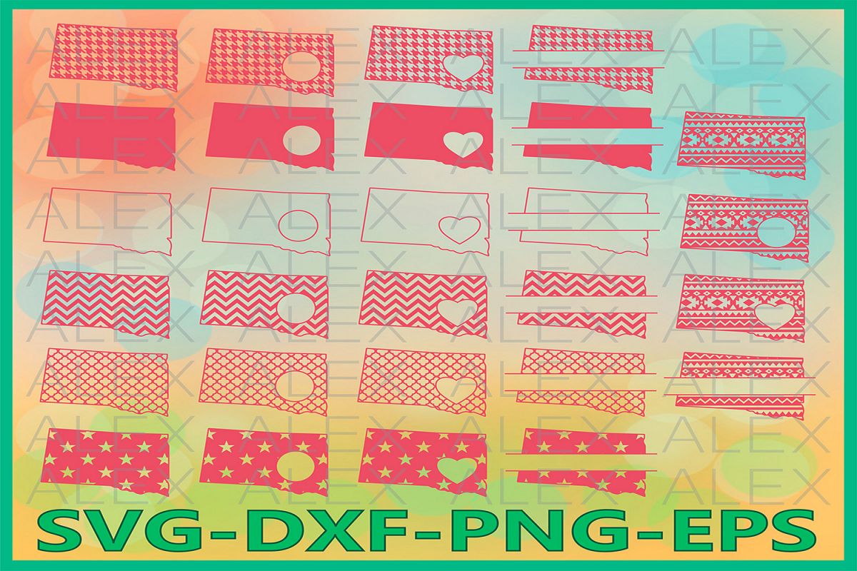 South Dakota State SVG, South Dakota SVG files for Cricut example image 1