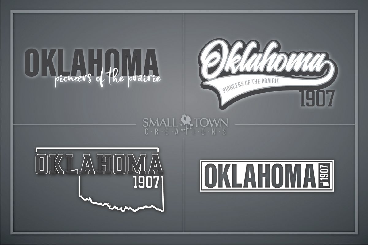 Oklahoma, Pioneers of the Prairie, PRINT, CUT & DESIGN example image 1
