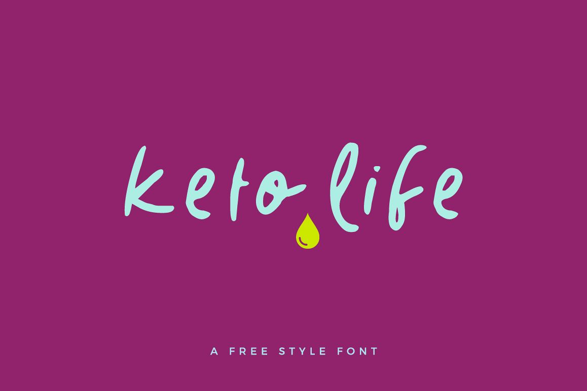Keto Life Font example image 1