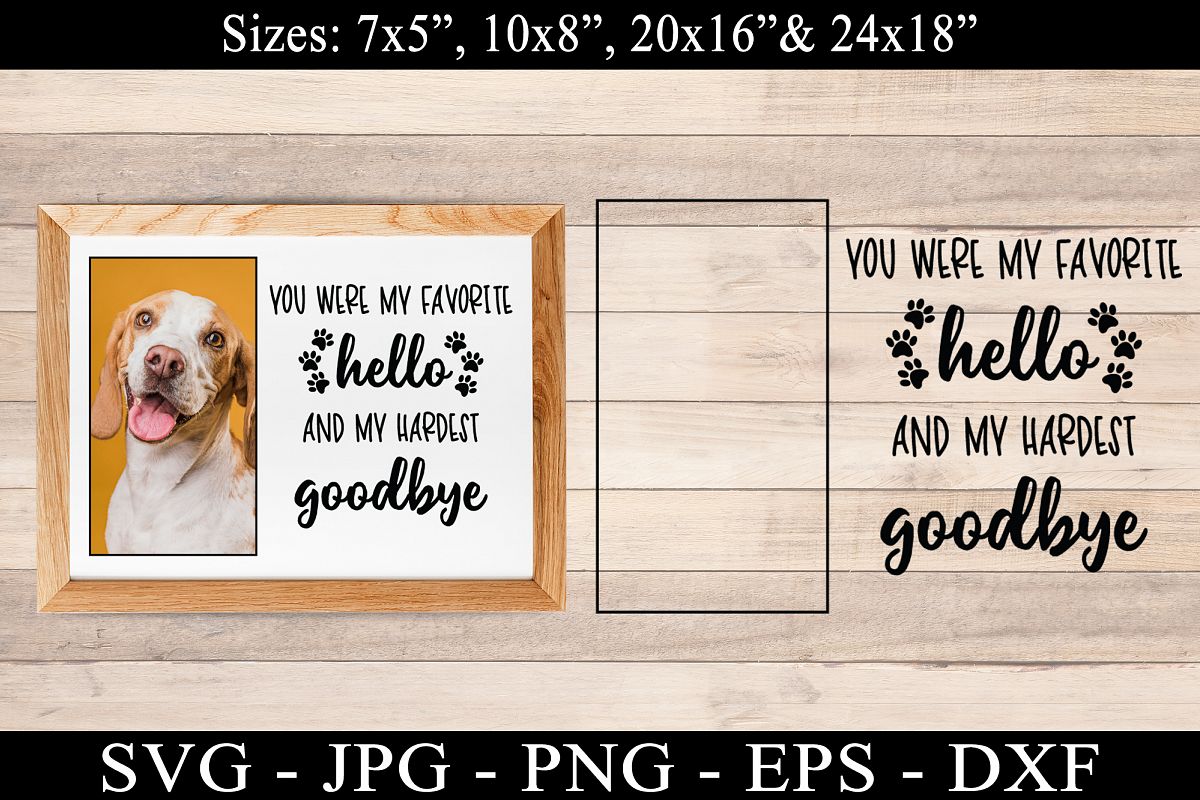 Dog Memorial SVG Dog Goodbye SVG DXF EPS PNG Best Friend SVG example image 1