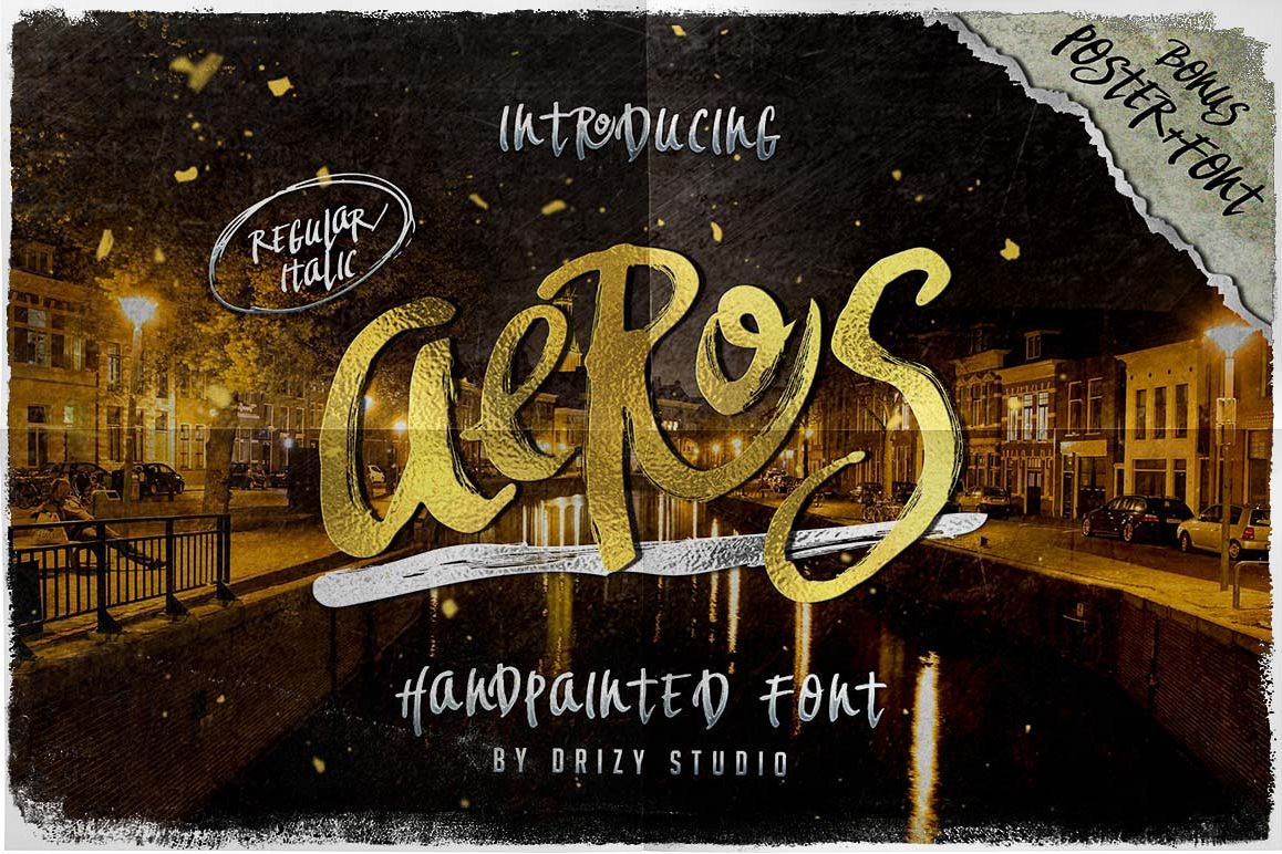 Aeros + Extra Font Roast example image 1