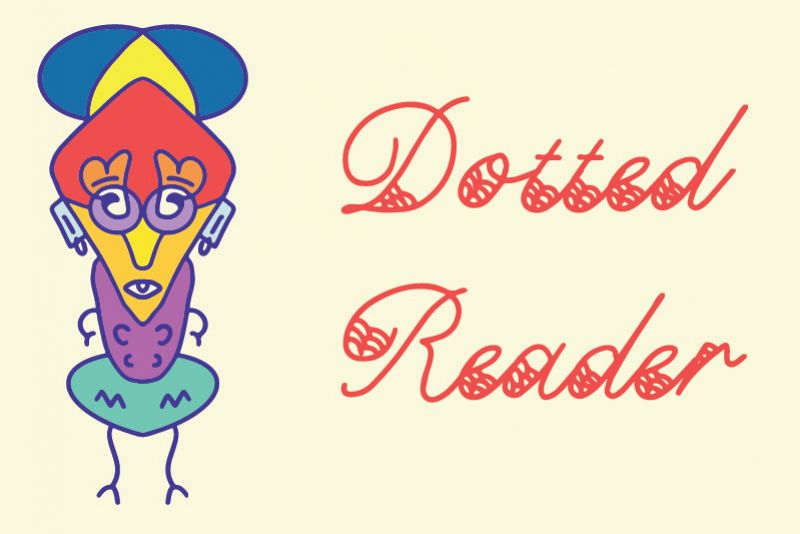 Dotted Reader Font example image 1