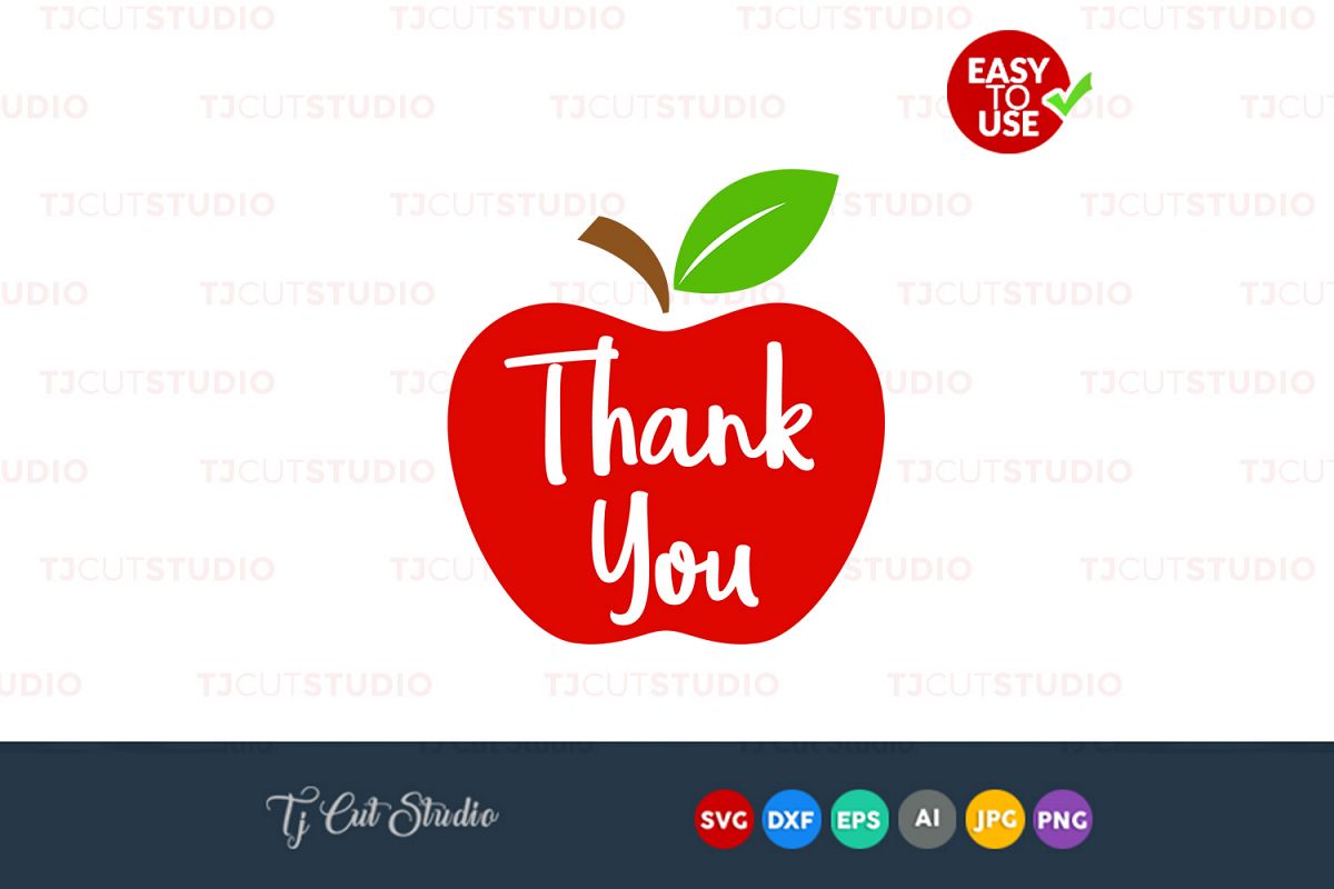Download Thank you, teacher tribe svg, apple svg, Files for Silhouette Cameo or Cricut, Commercial ...