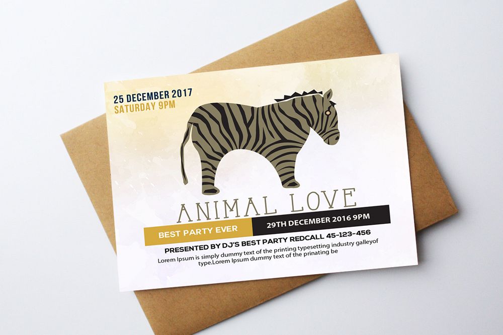 Greeting Card Template example image 1