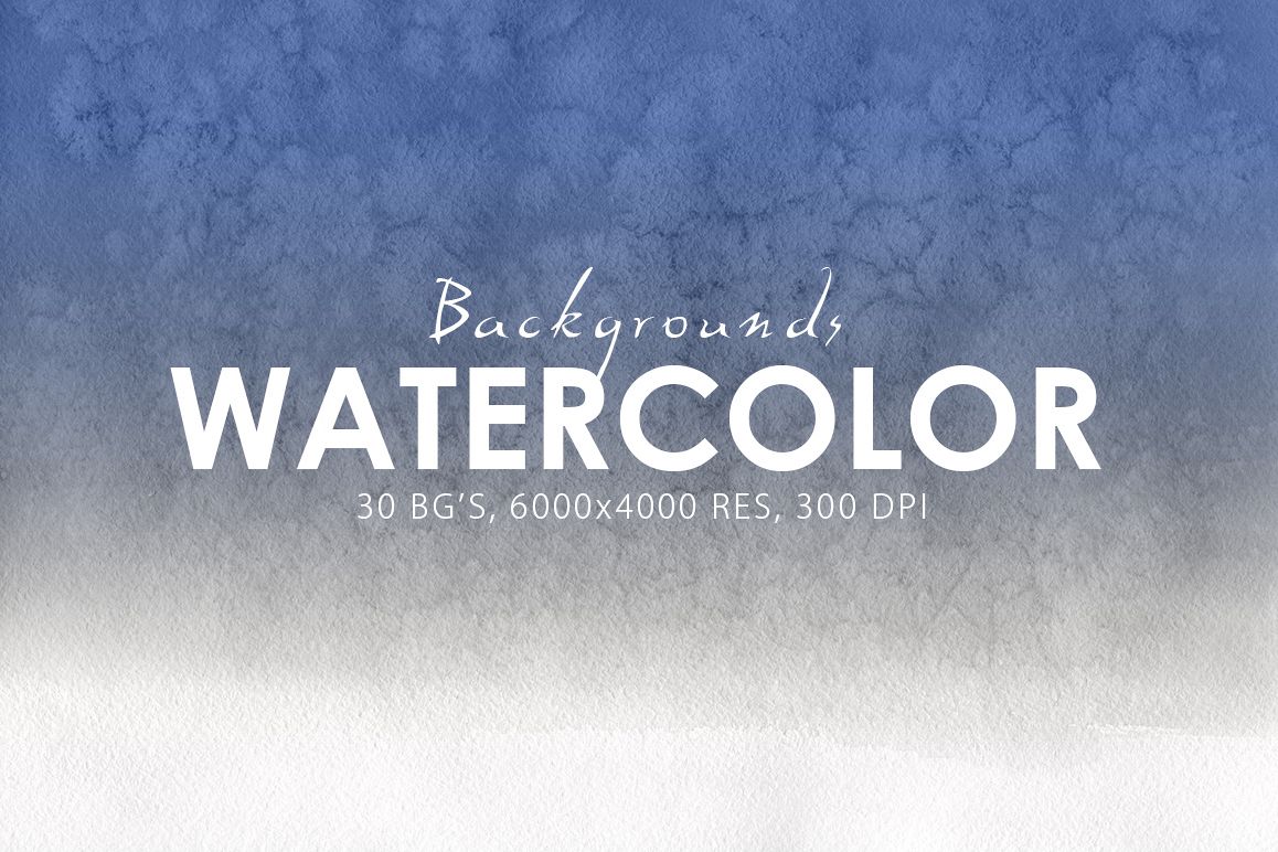 30 Watercolor Gradient Backgrounds example image 1