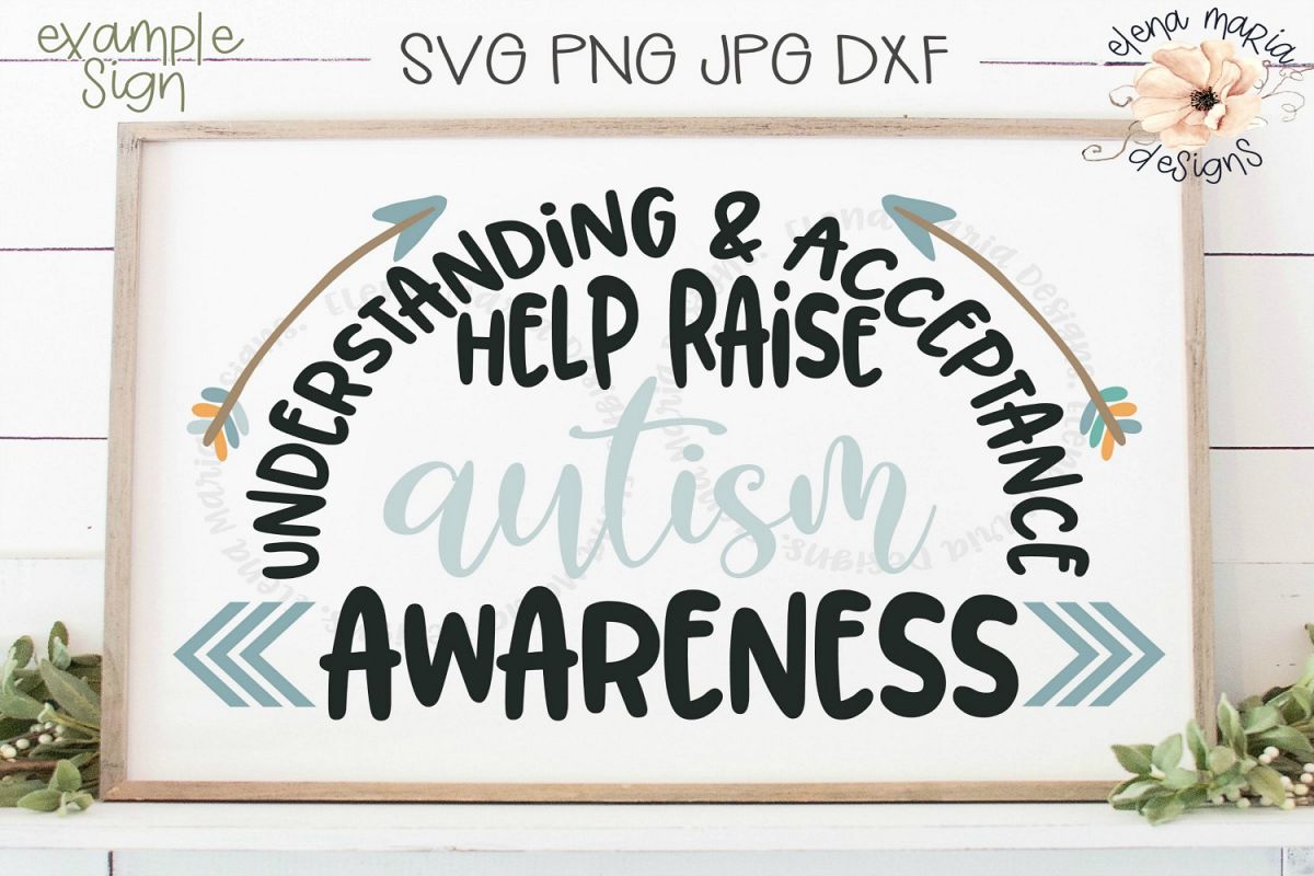 Autism Awareness Svg | Autism Sign | Be Kind | Arrows example image 1