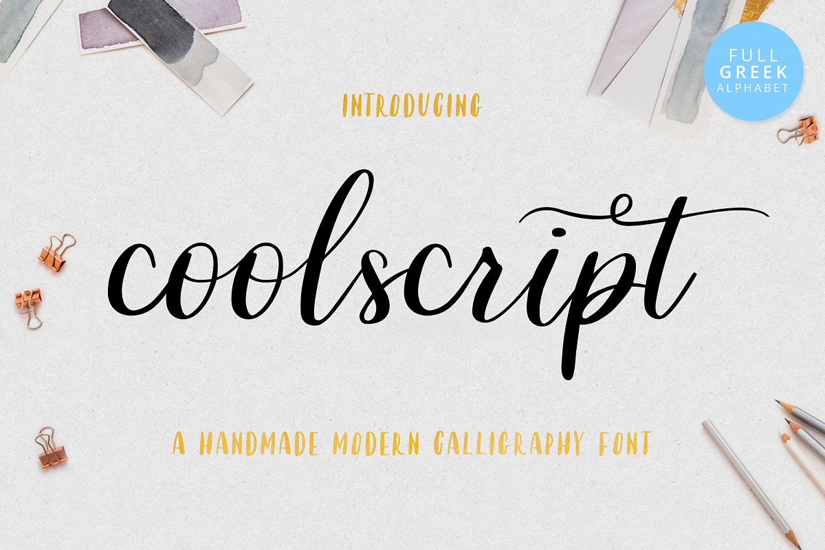 Coolscript font example image 1