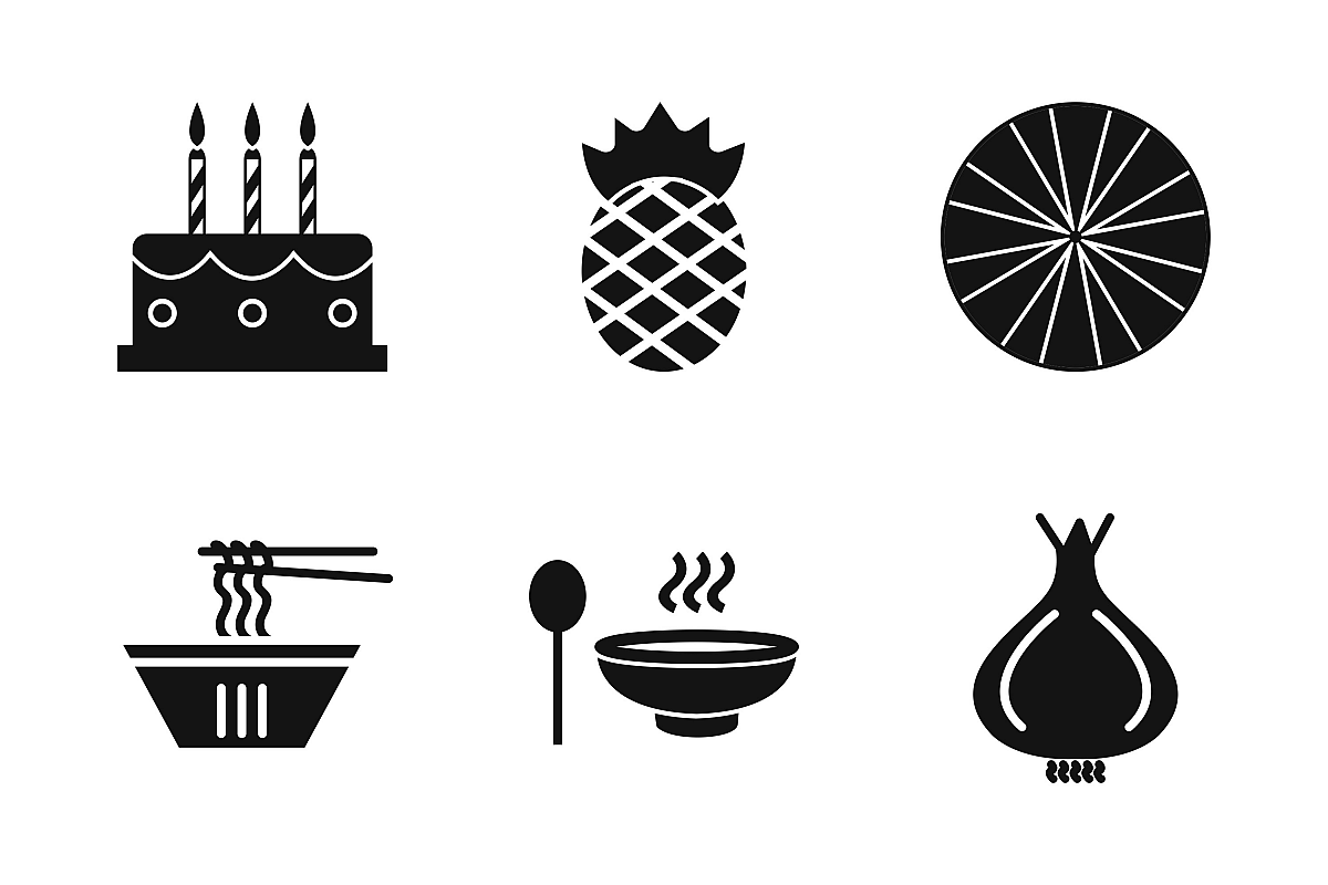 Set Of Food Icons example image 1