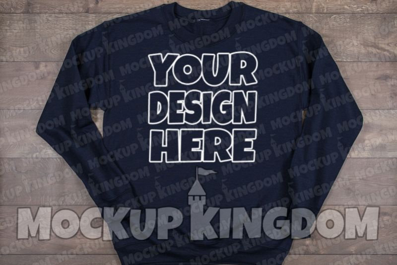 Unisex Crew Neck Sweatshirt Mockup example image 1