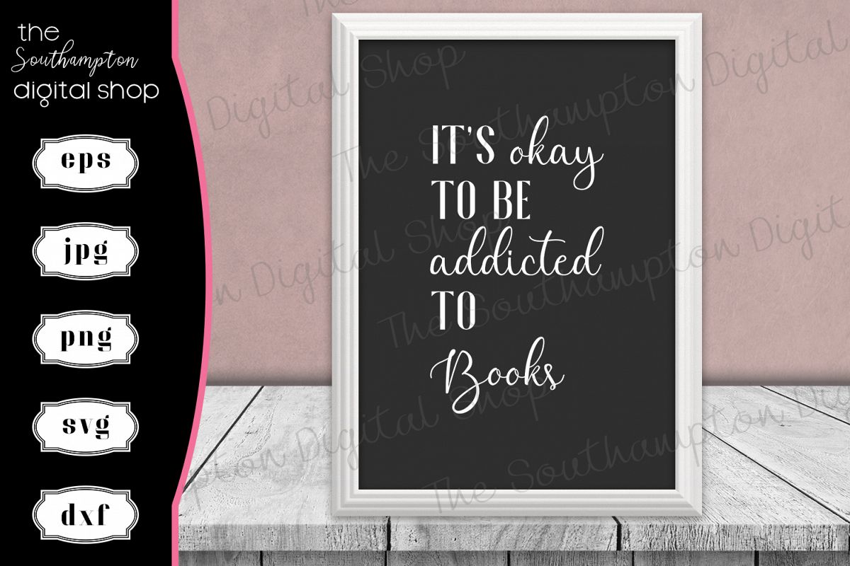 Funny Book Addict Quote example image 1