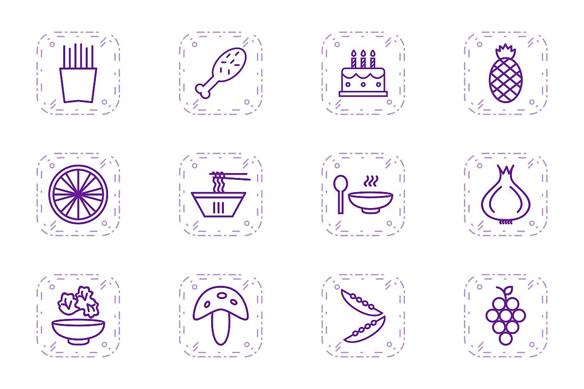 Set Of Food Icons example image 1