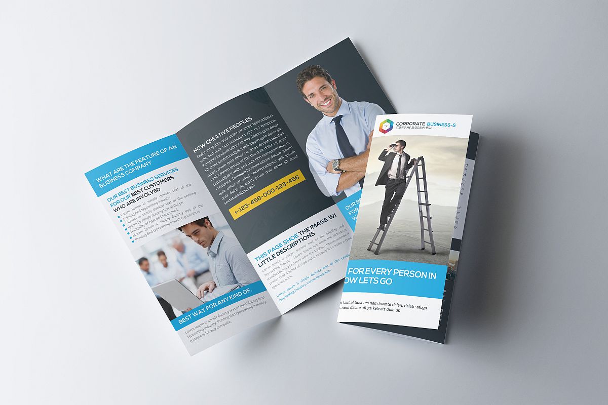 Trifold Company Psd example image 1