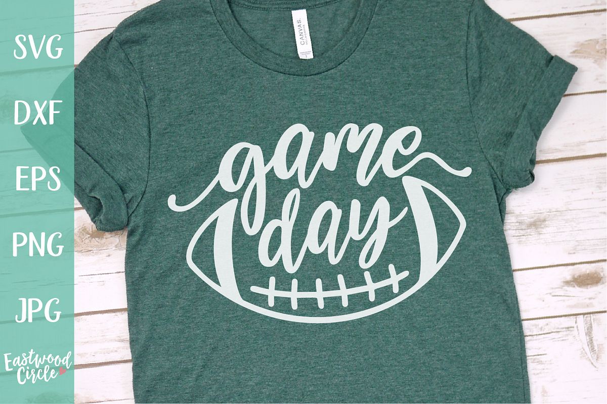 Game Day - Football SVG File for Crafters example image 1