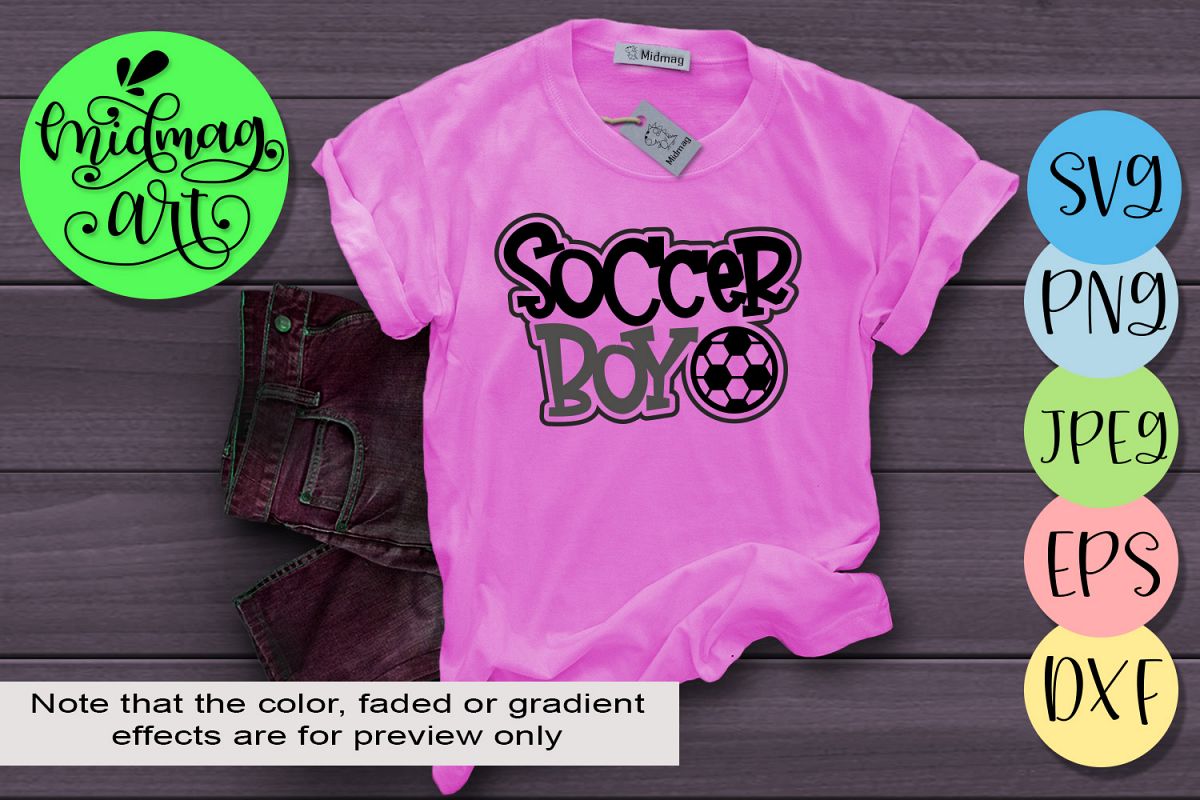 Soccer boy svg, soccer life svg example image 1