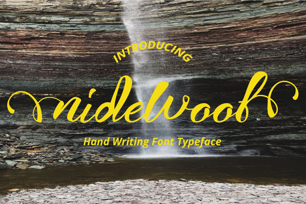 nidewoof font example image 1