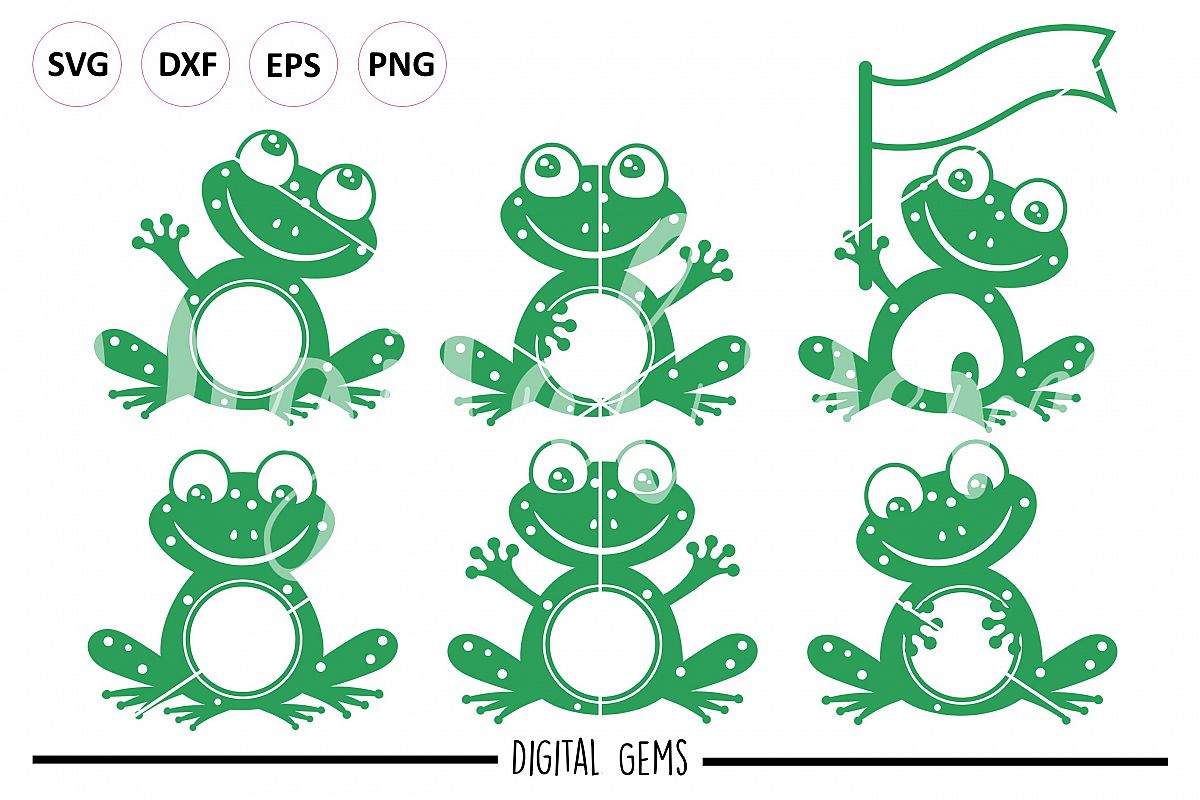 Frogs SVG / DXF / EPS / PNG files (112691) | SVGs | Design Bundles