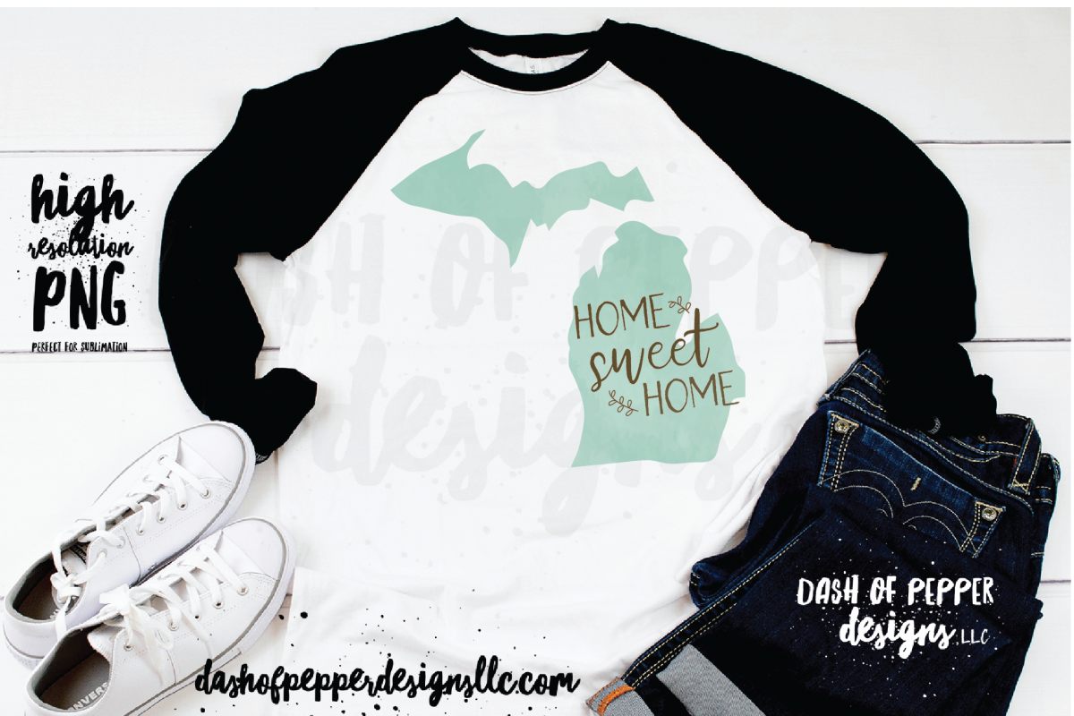 Michigan - A Home Sweet Home PNG example image 1