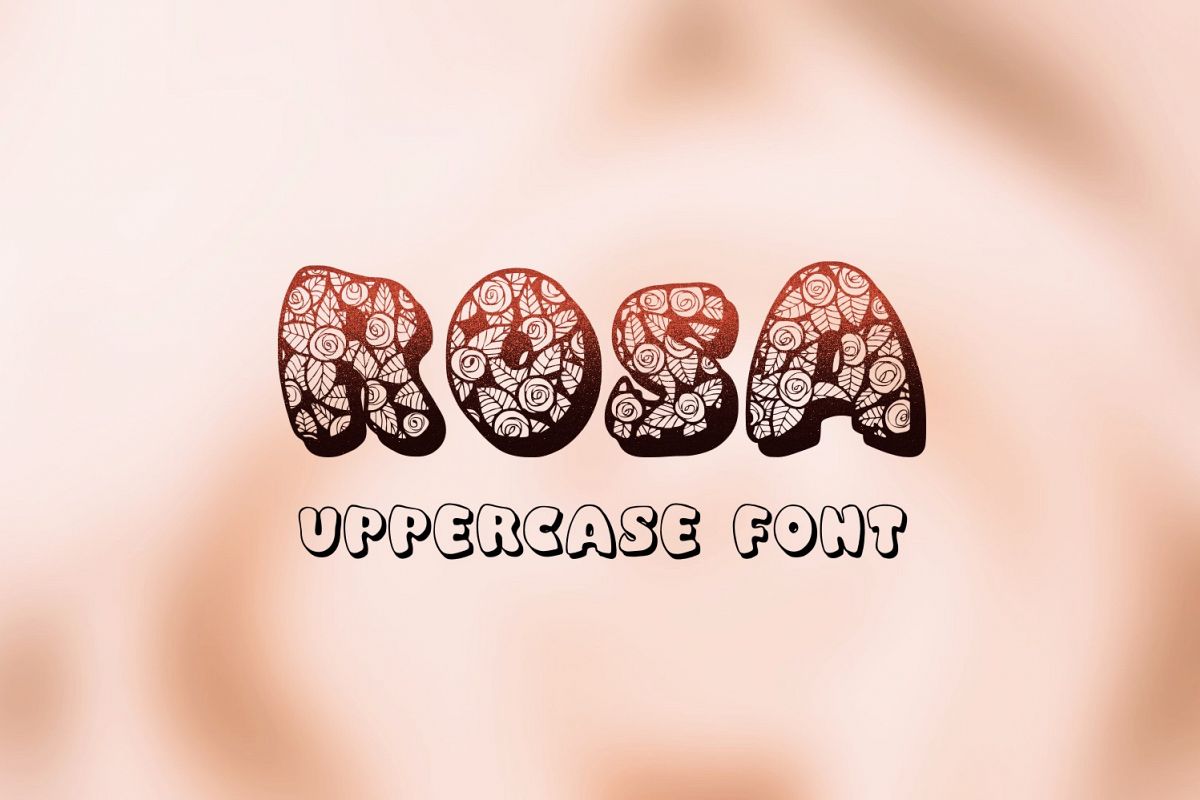 Rosa font example image 1