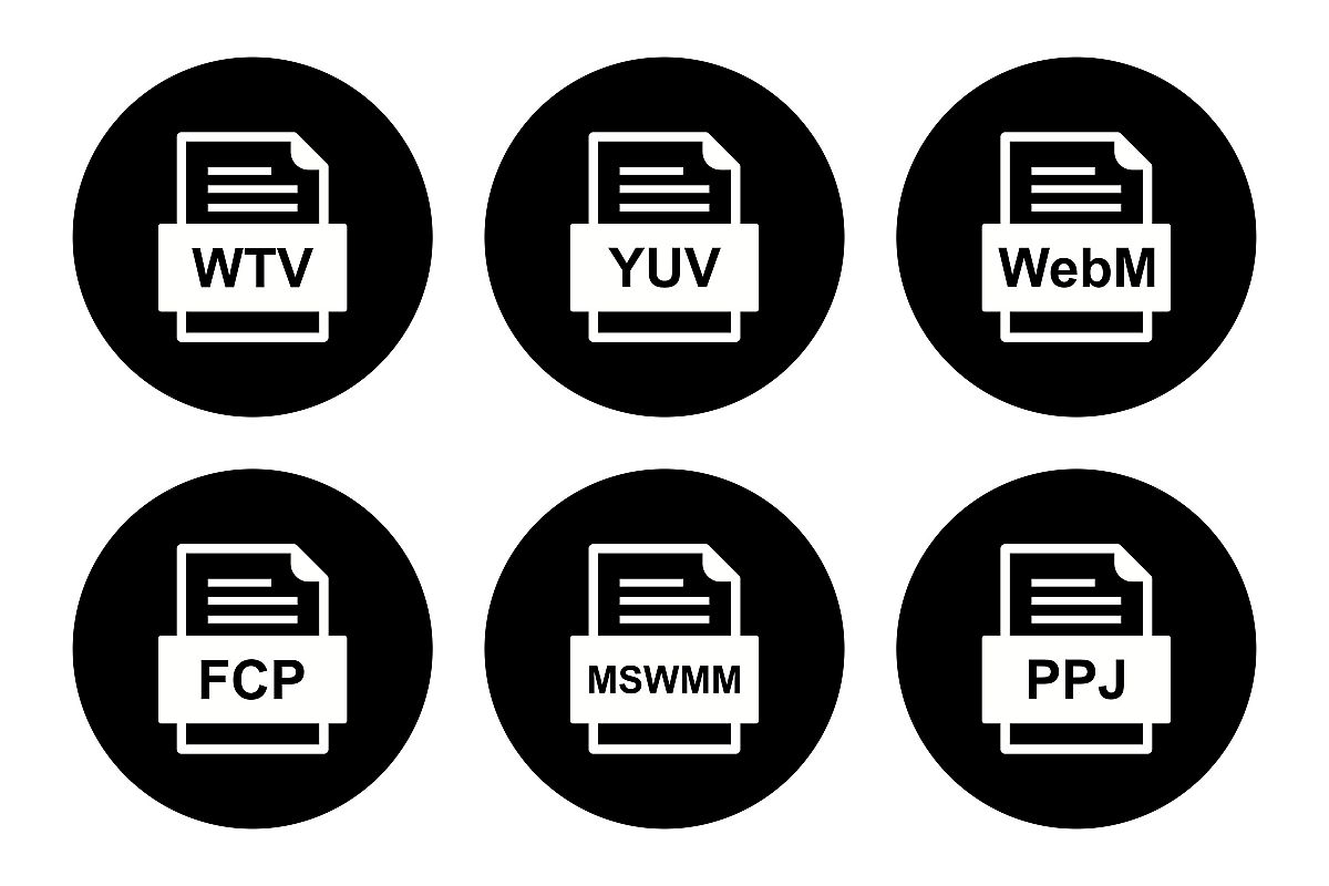Set Of File Formats Icons example image 1