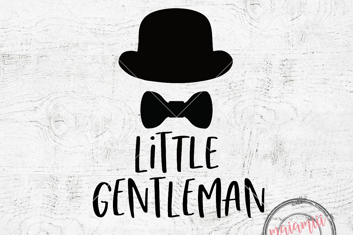 Little Gentleman SVG Baby Boy SVG Baby SVG Newborn Svg Little Man Svg Cut File Cricut Svg ...