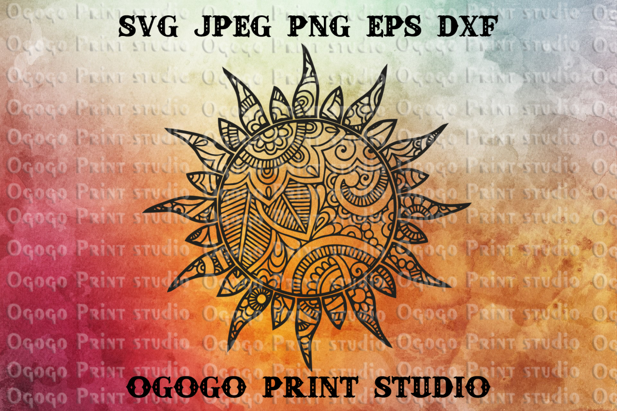 Download Sun SVG, Zentangle Svg, Summer svg, Mandala svg, Cricut ...