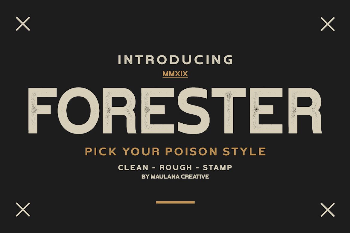 Forester Vintage Sans Serif example image 1