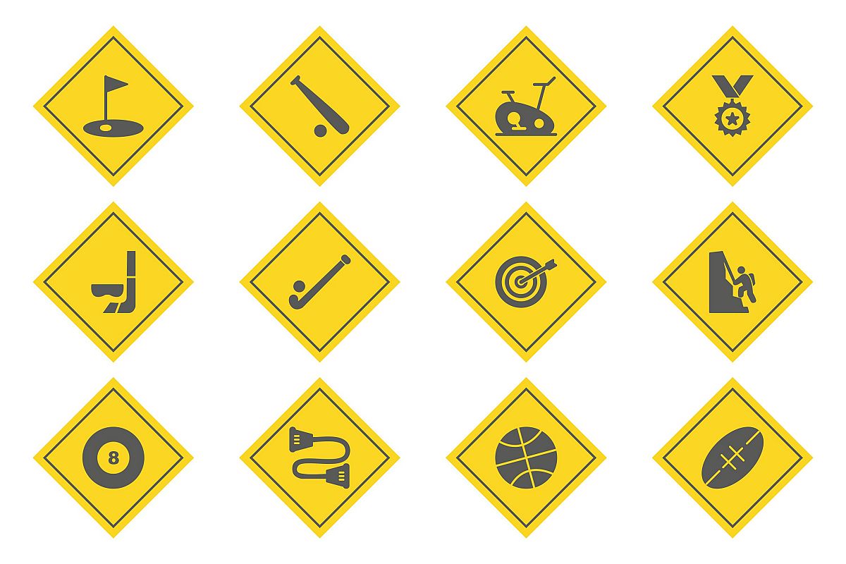 Set Of Sports And Game Icons example image 1