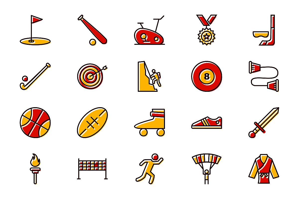 Set Of Sports And Game Icons example image 1