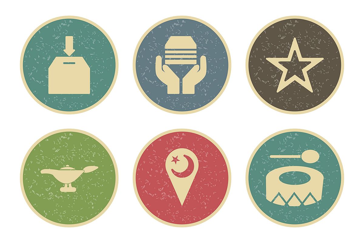 Set Of Ramadan Icons example image 1