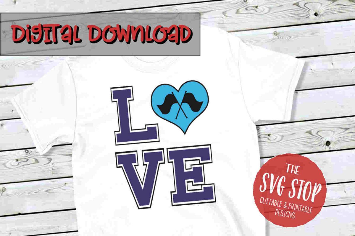 Love Color Guard -SVG, PNG, DXF example image 1