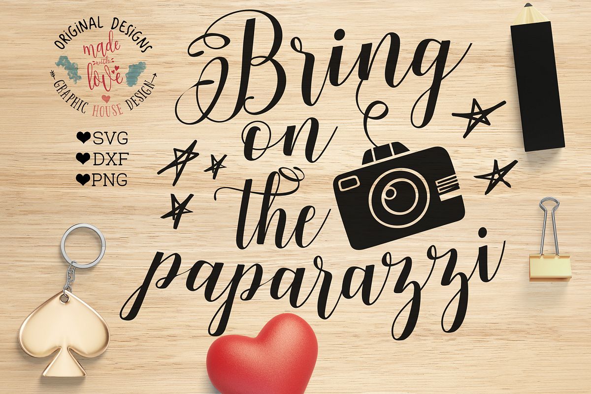 Bring On the Paparazzi Cut File (27081) SVGs Design Bundles