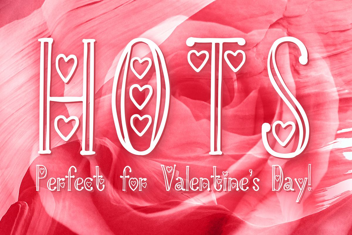 HOTS - Perfect Valentine's Day Font example image 1