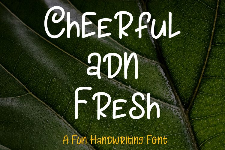 Cheerful And Fresh example image 1