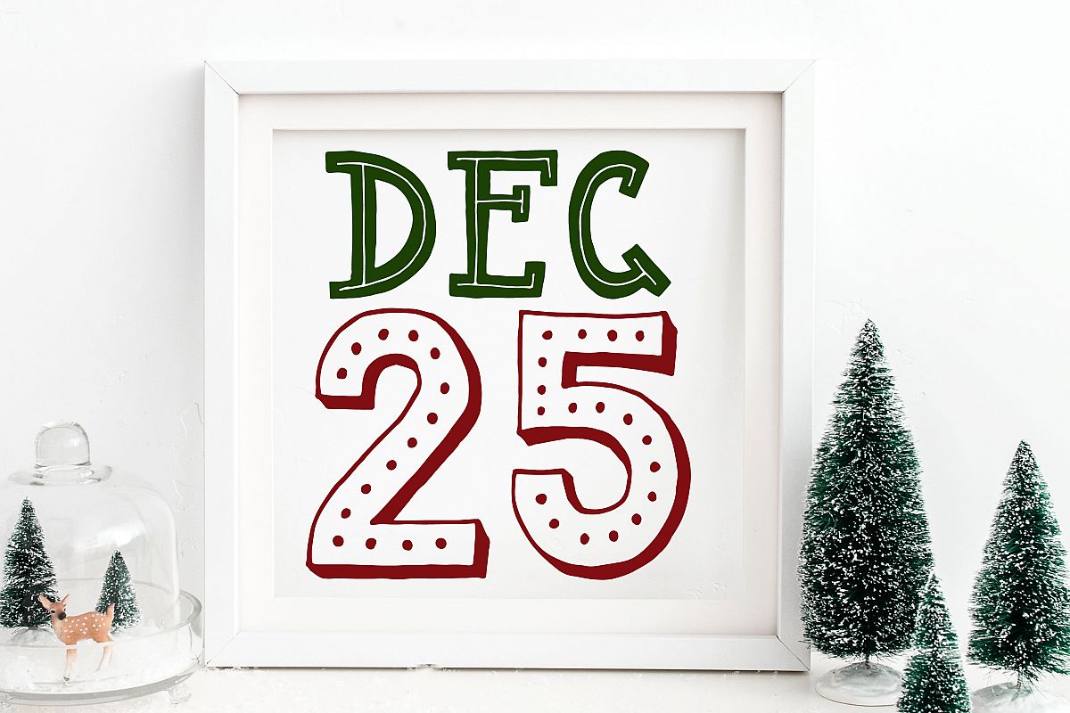 Dec 25 - Christmas SVG example image 1