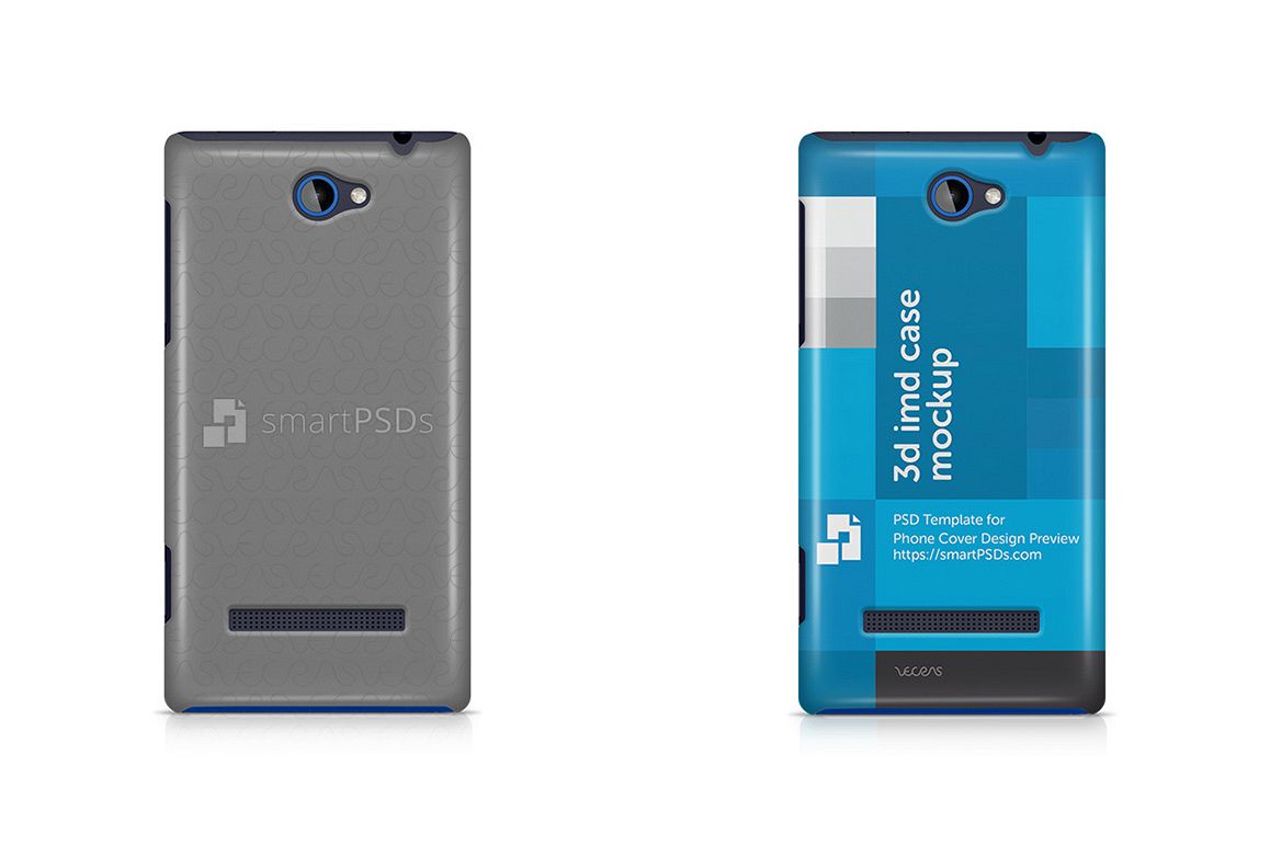 HTC Windows Phone 8S 3d IMD Mobile Case Design Mockup 2012 example image 1
