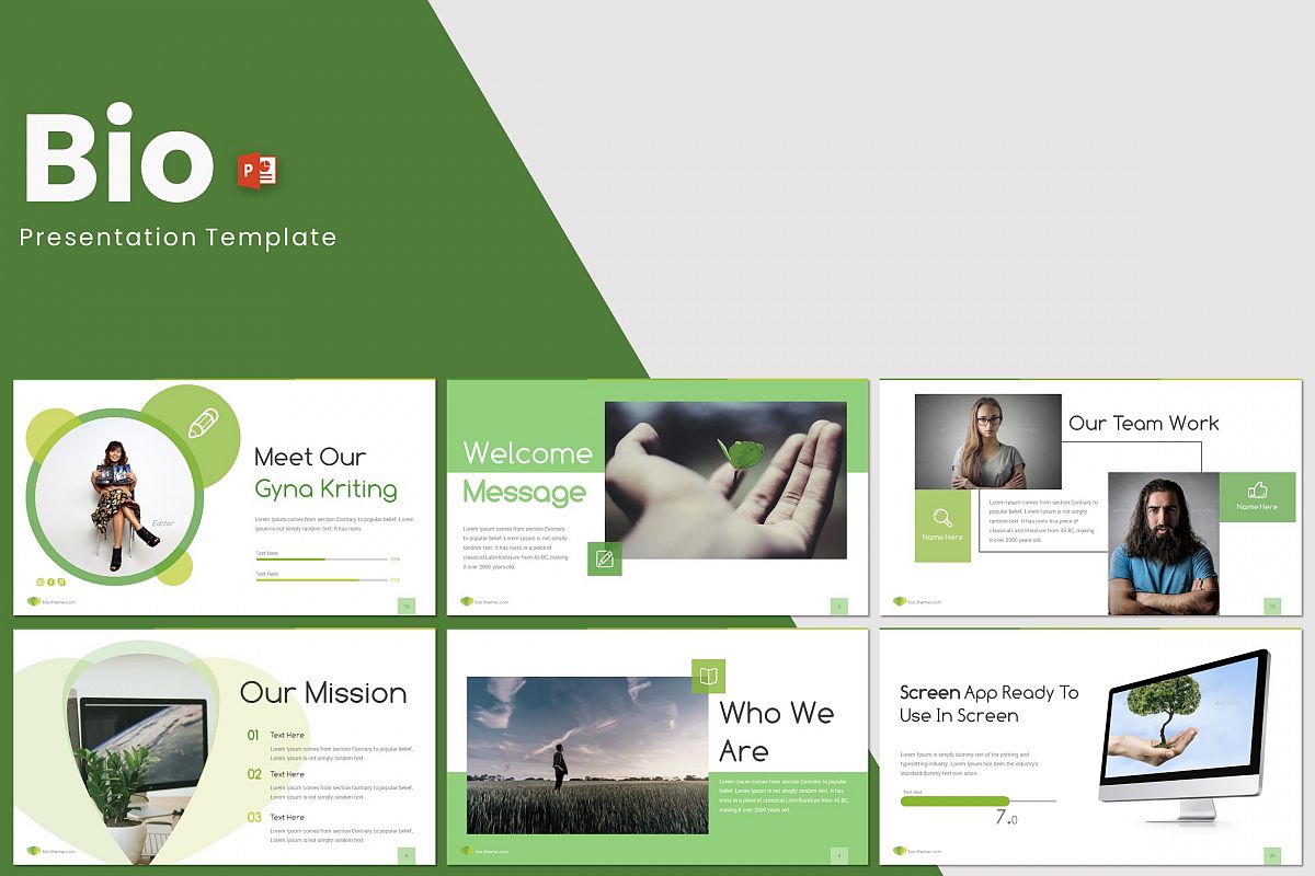 personal bio powerpoint template