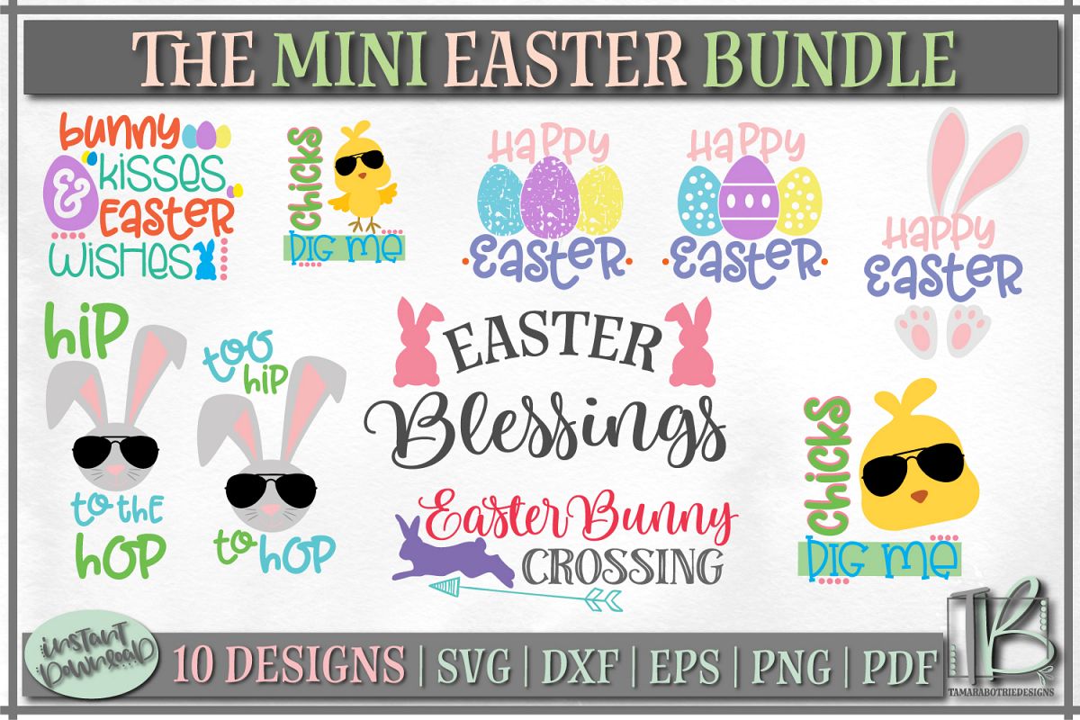 Download Easter SVG Bundle, Easter SVG Cut Files (193087) | SVGs | Design Bundles