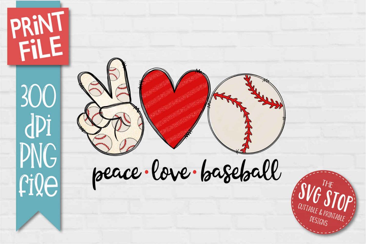 Free Free 156 Peace Love Baseball Svg Free SVG PNG EPS DXF File