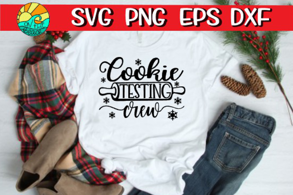 Cookie Testing Crew - SVG PNG EPS DXF example image 1