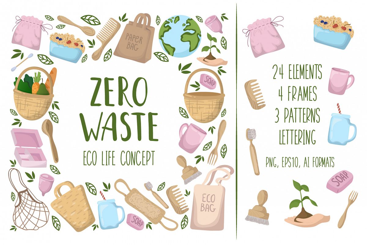 Zero Waste - Vector Collection example image 1