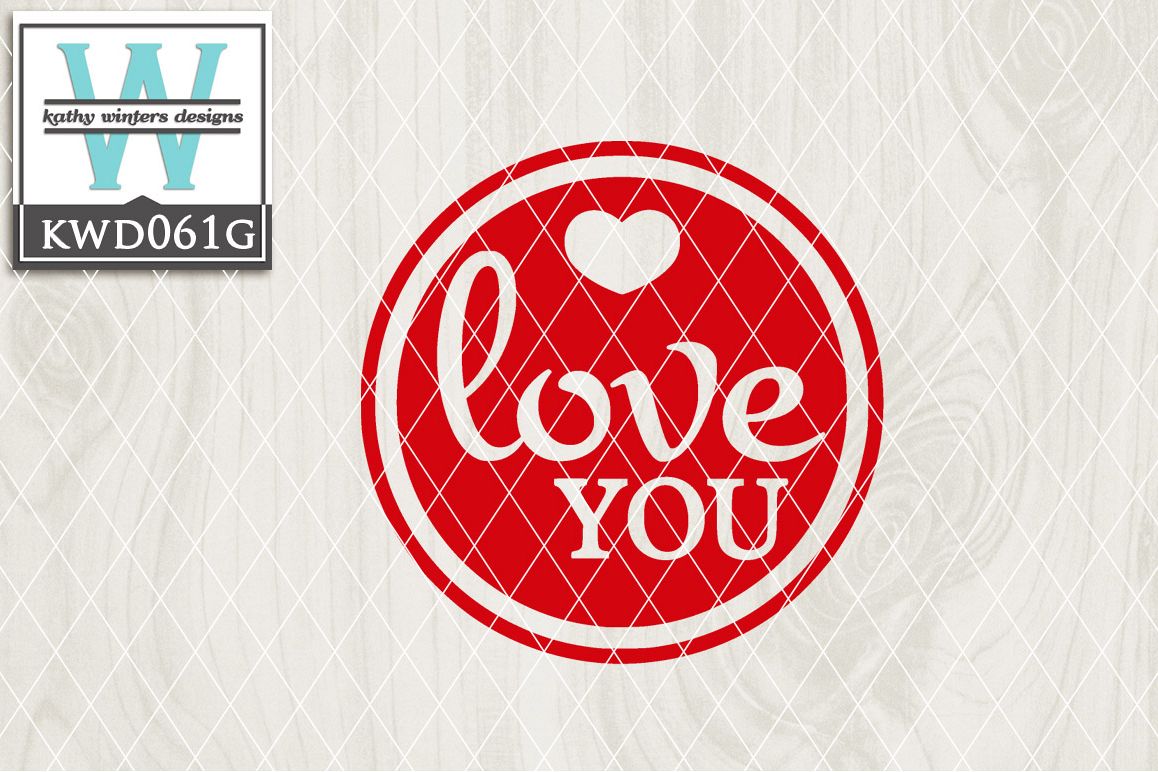 Valentines Cutting File KWD061G example image 1