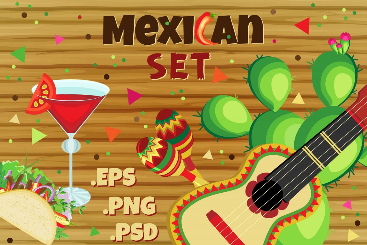 Cinko de Mayo holiday set example image 1