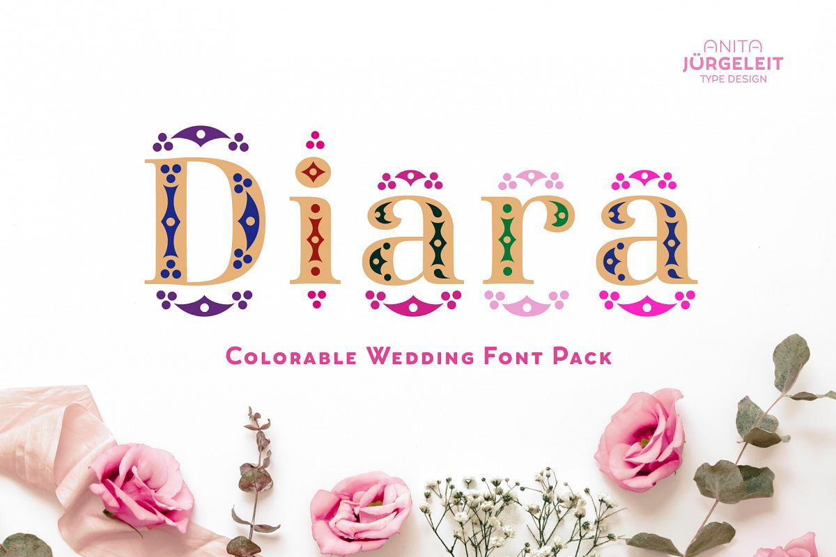 Diara Wedding Font example image 1