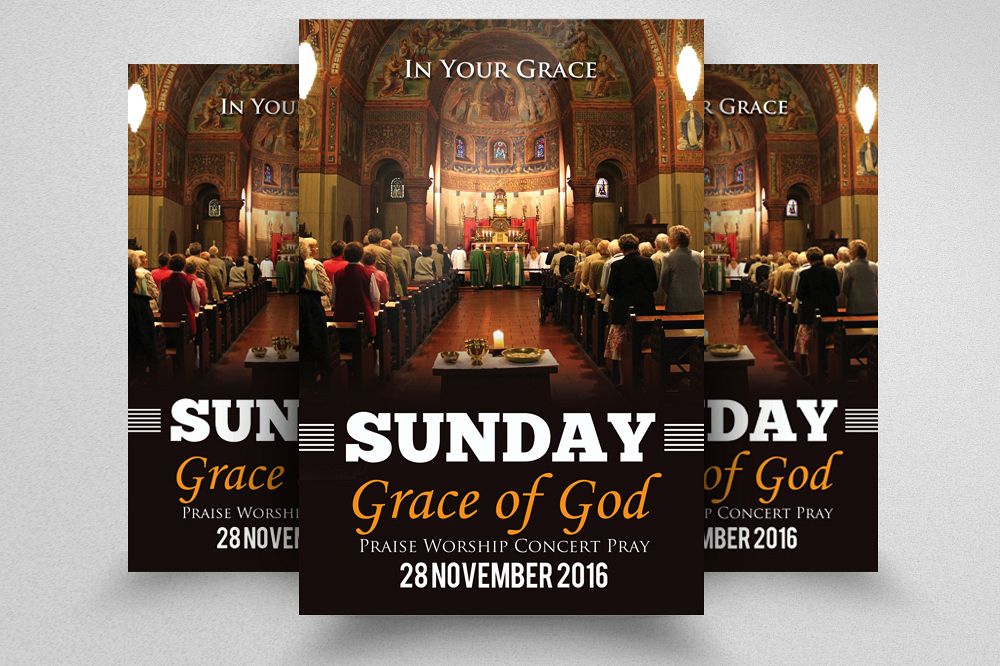 Emmanuel Church Flyer Template example image 1