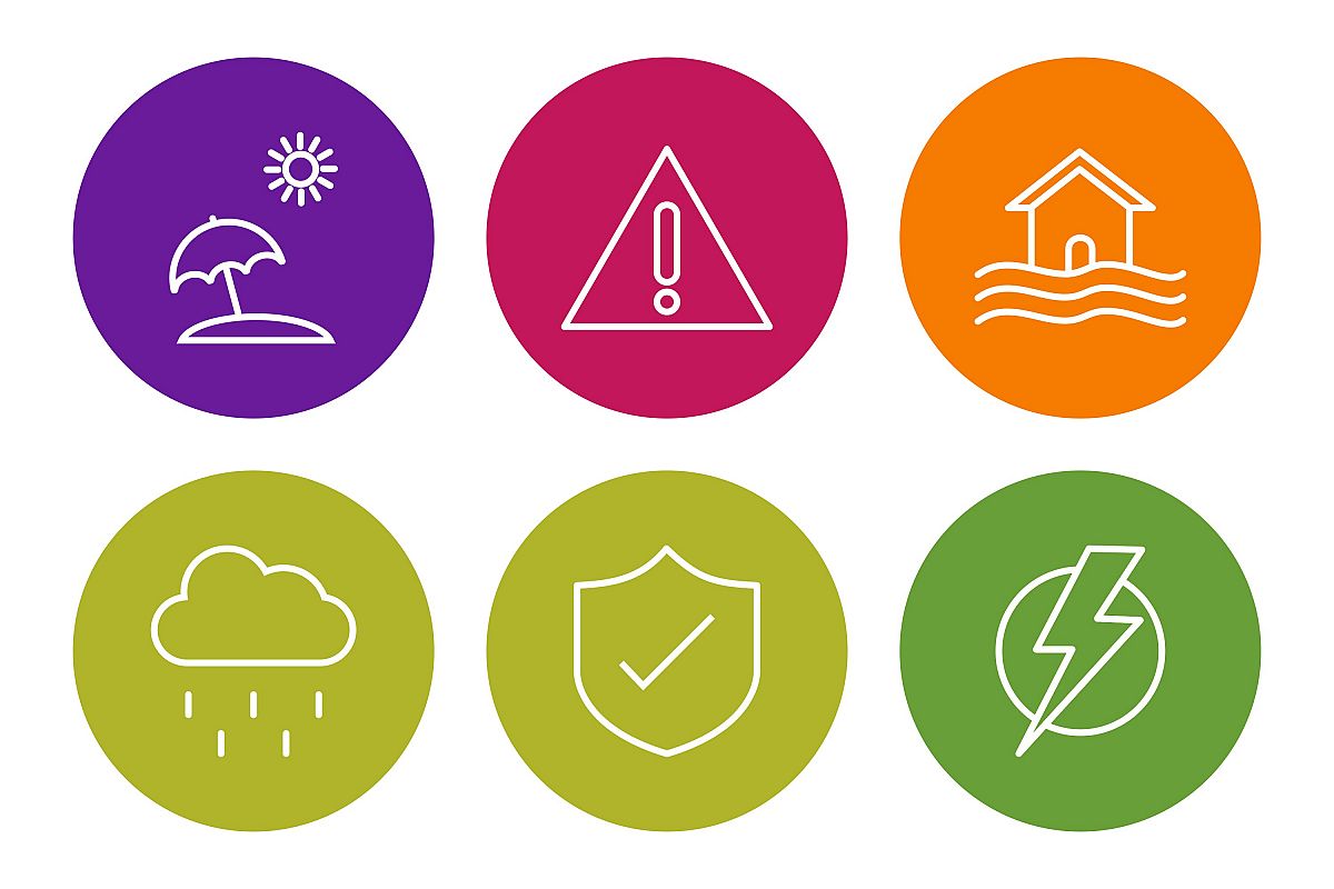 Set Of Weather And Season Icons example image 1