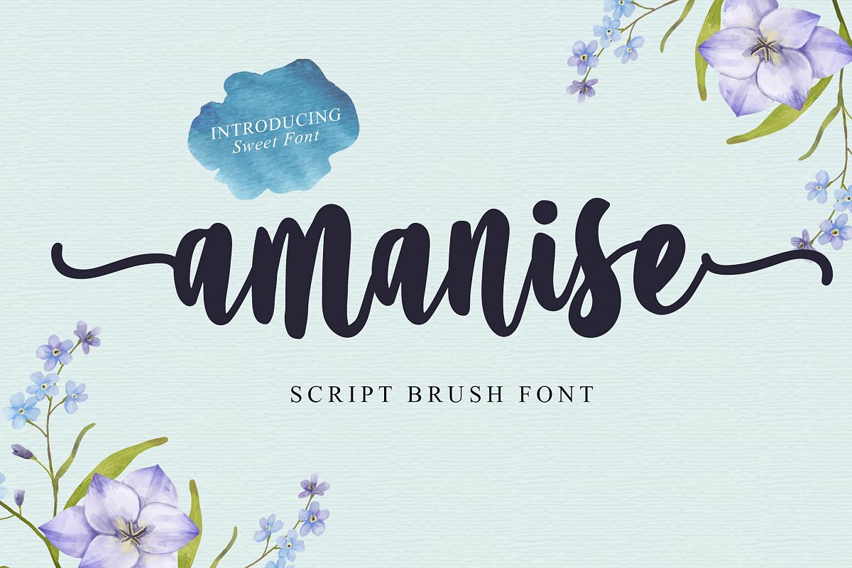 Amanise | Handwritten Script Font example image 1