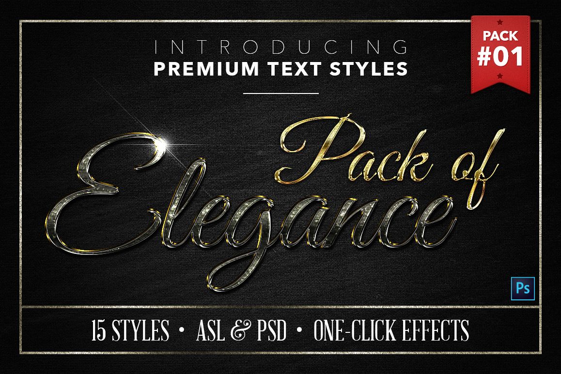 Elegance #1 - 15 Text Styles example image 1