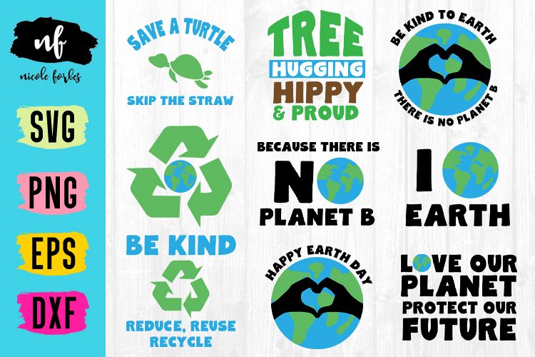 Earth Day SVG Craft Bundle example image 1