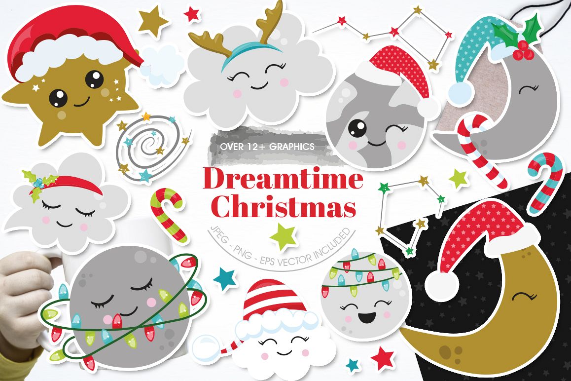 Christmas Dreams graphics and illustrations example image 1