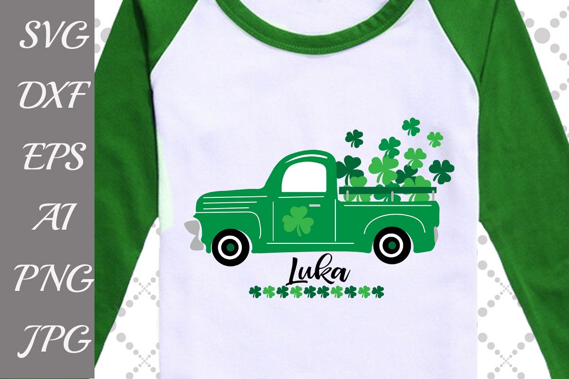 Shamrock Truck Svg example image 1
